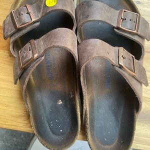 Birkenstock Brown Sandals Classic Two-Strap Design